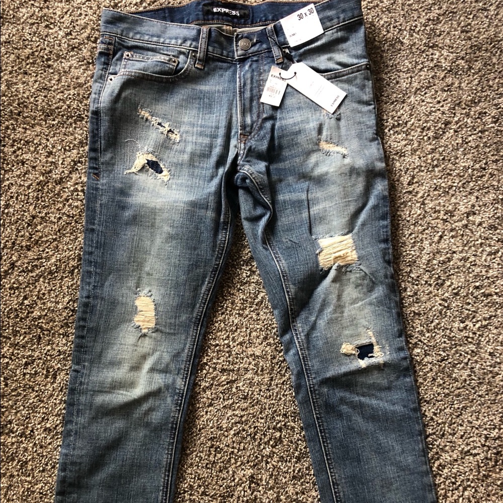 Men’s express jeans! Brand new with tags!!!